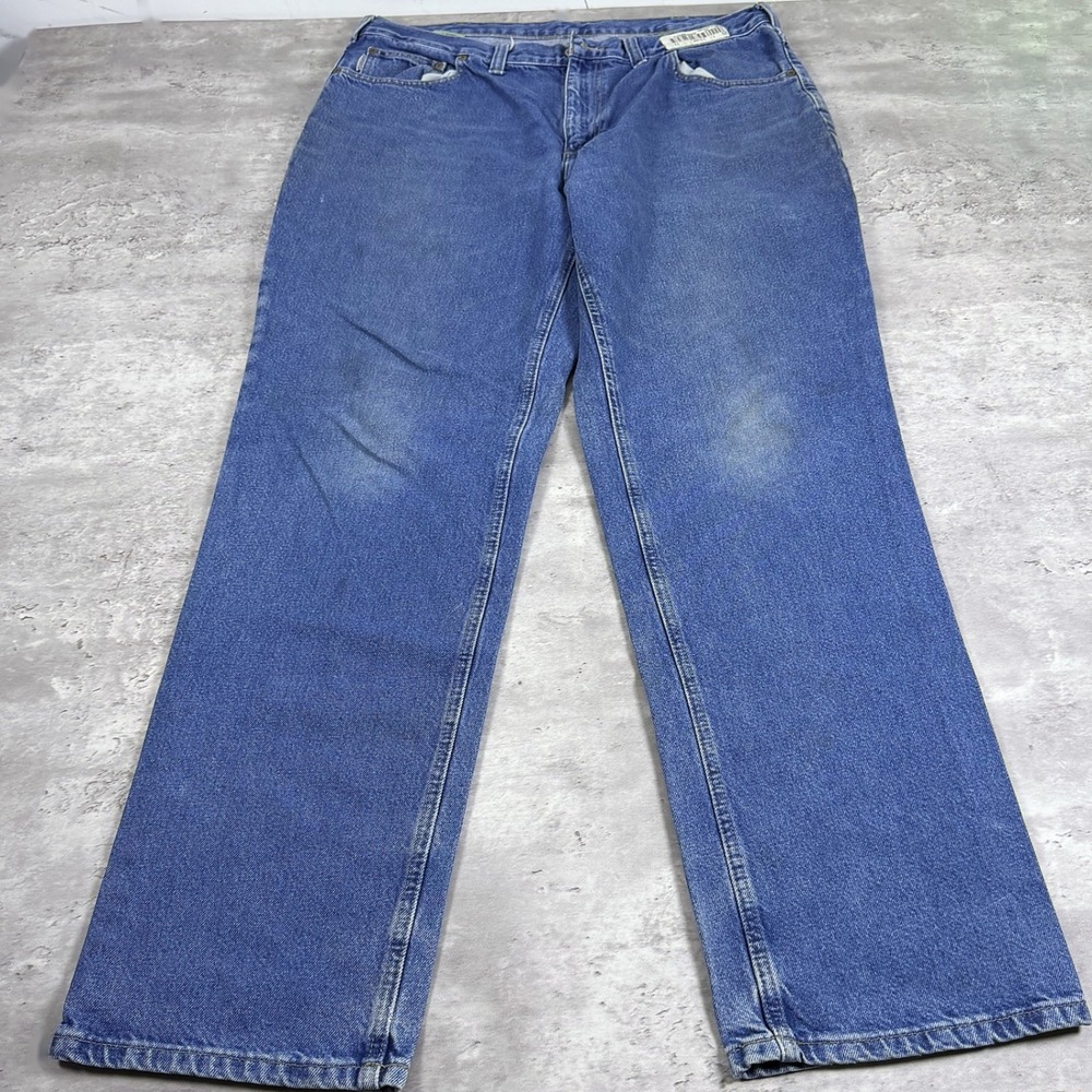 Carhartt Relaxed Fit Jeans Blue Denim 38x34 Vintage Gorpcore